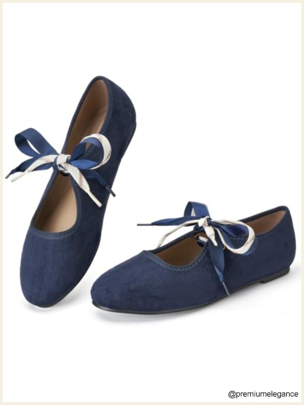 Women's Ballet Flats Mary Jane Suede Cushioned Slip-On